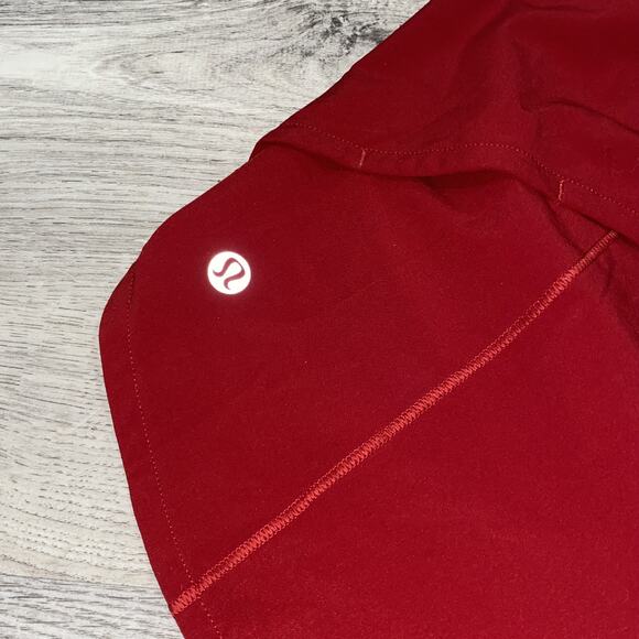 Lululemon Speed Up Shorts High Rise Running Shorts Red Size 4 - Picture 5 of 9